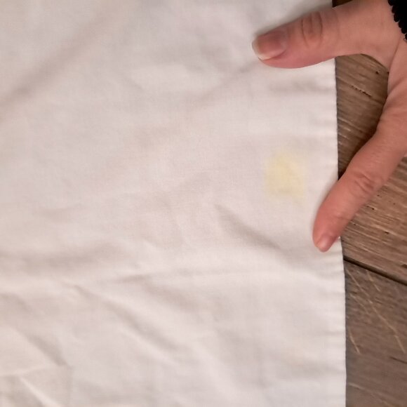 Vintage Cannon King Set 2 pillowcases Tres Grand Lace trim ivory off white cream - Picture 5 of 11